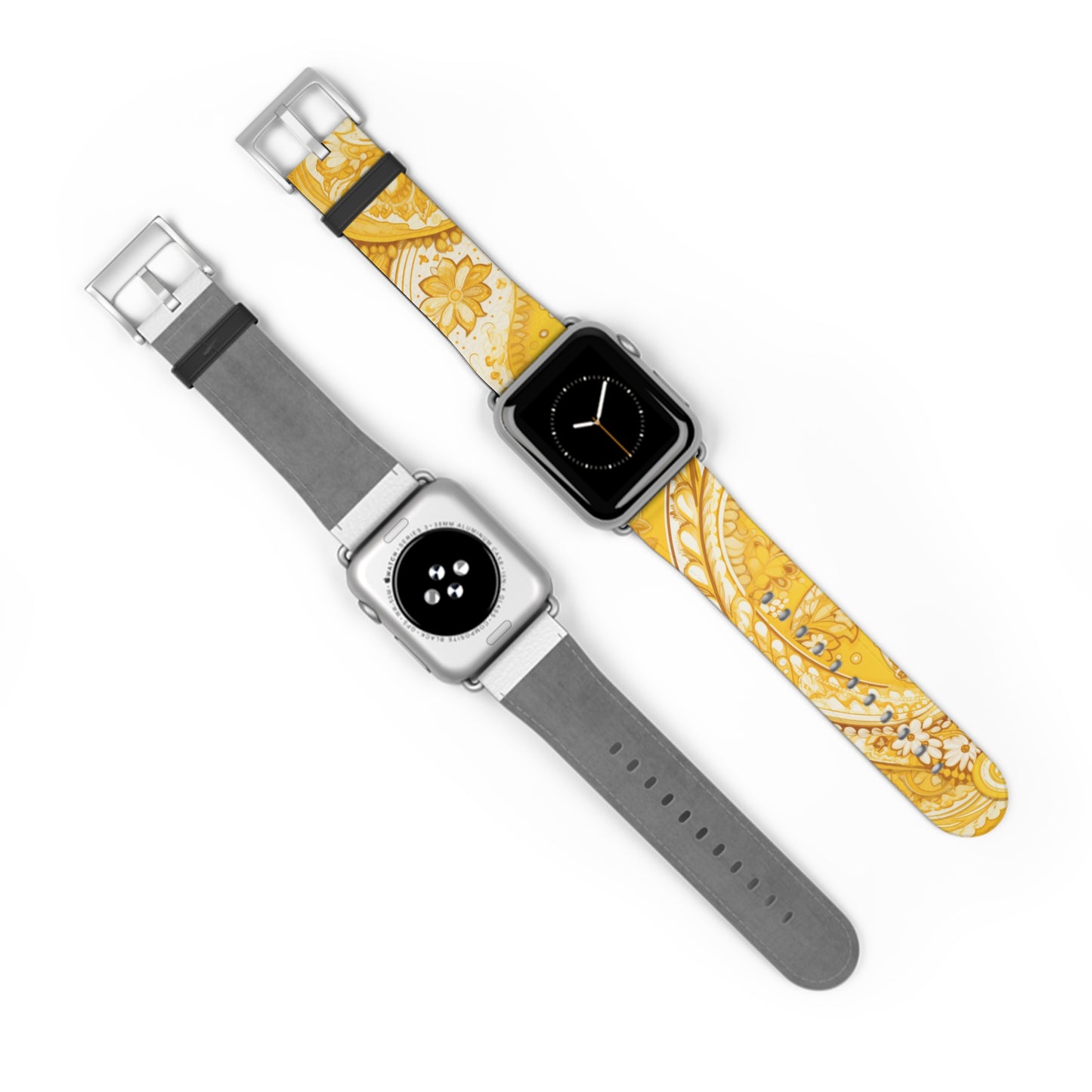 Apple Watch Strap - Yellow Paisley