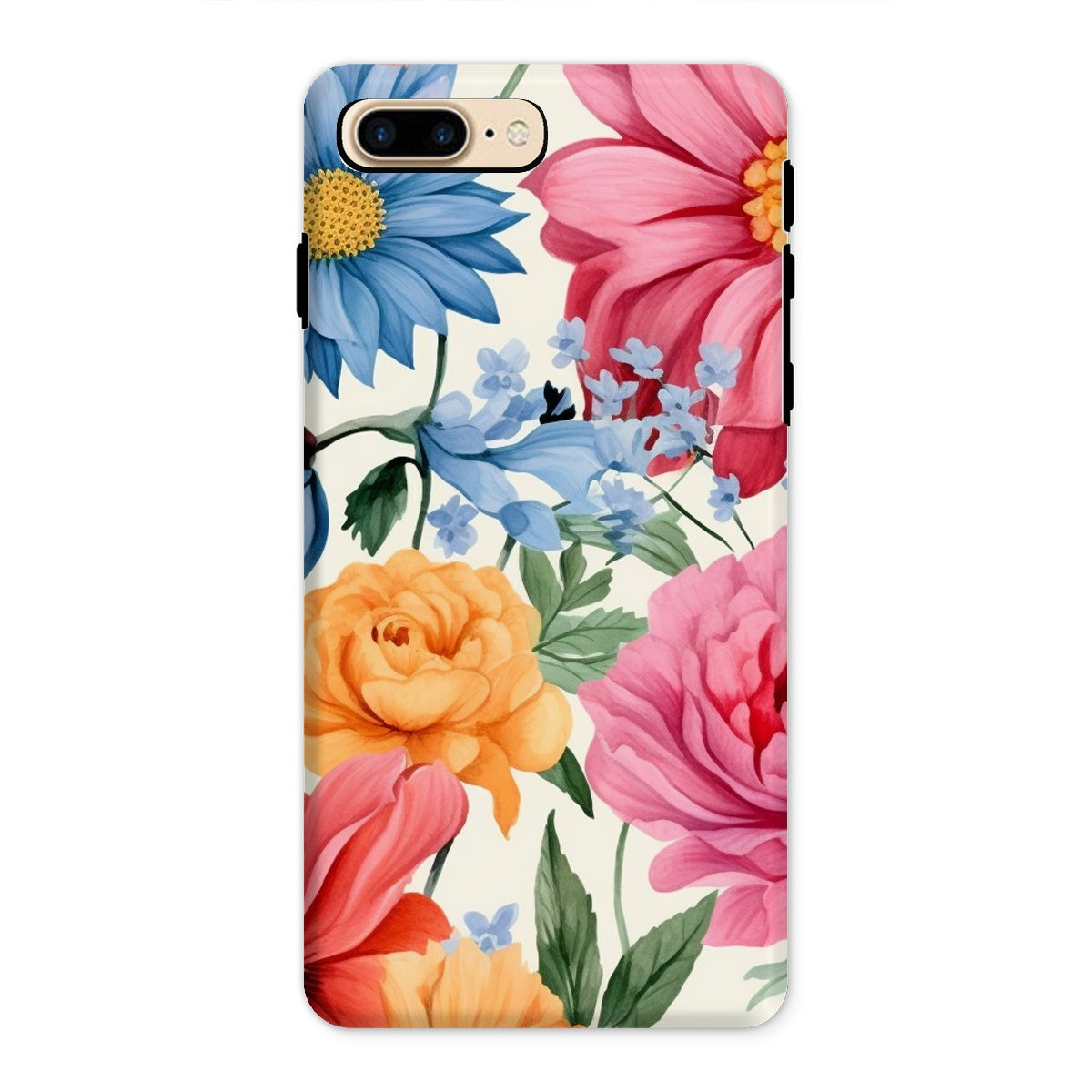 British Summer Flowers Tough Phone Case