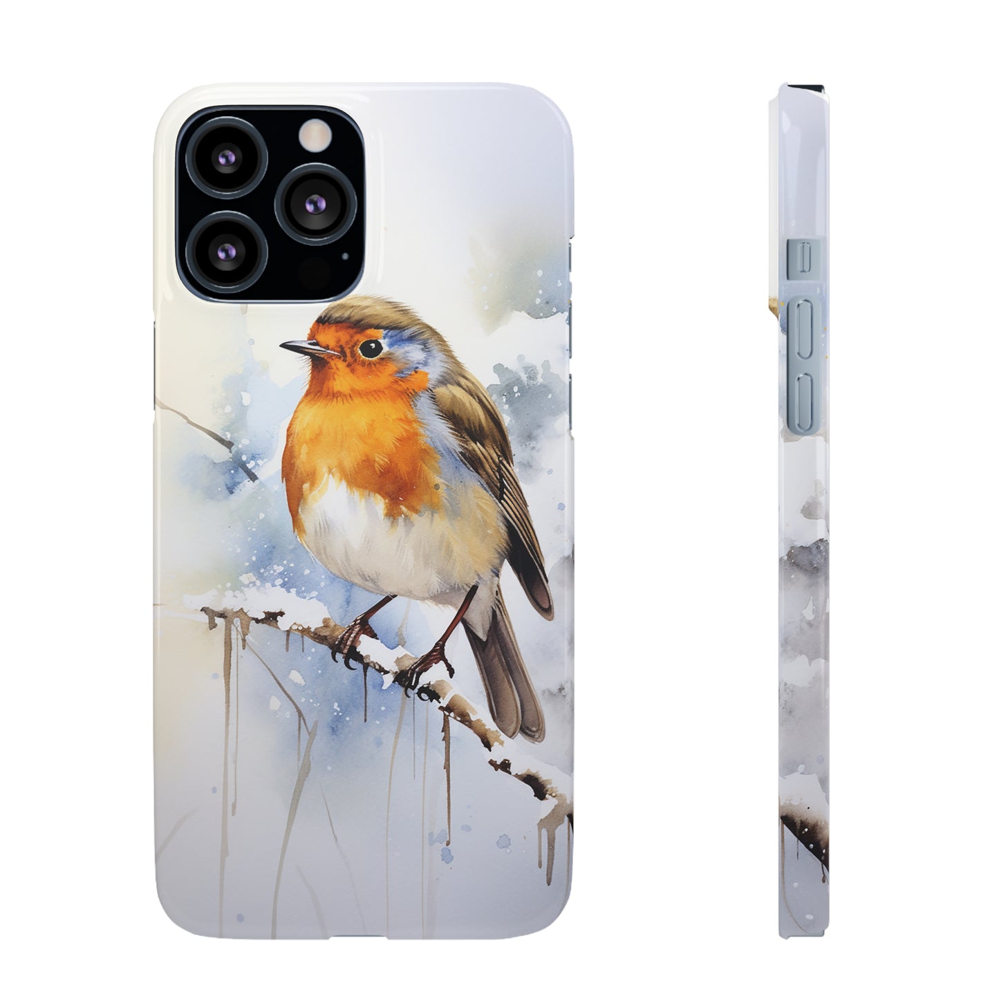 Winter Robin - Snap Cases