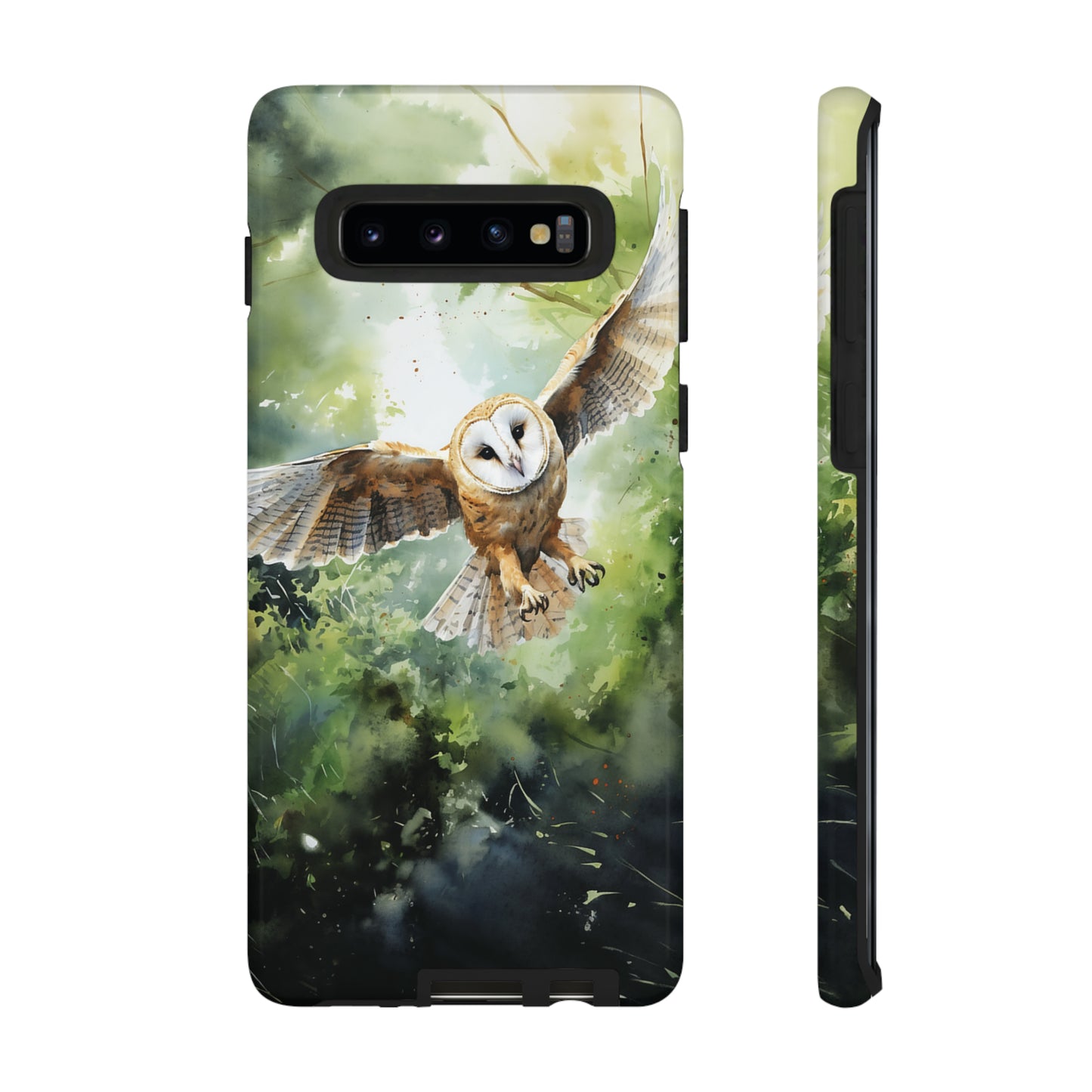 Barn Owl Watercolour - Tough Case