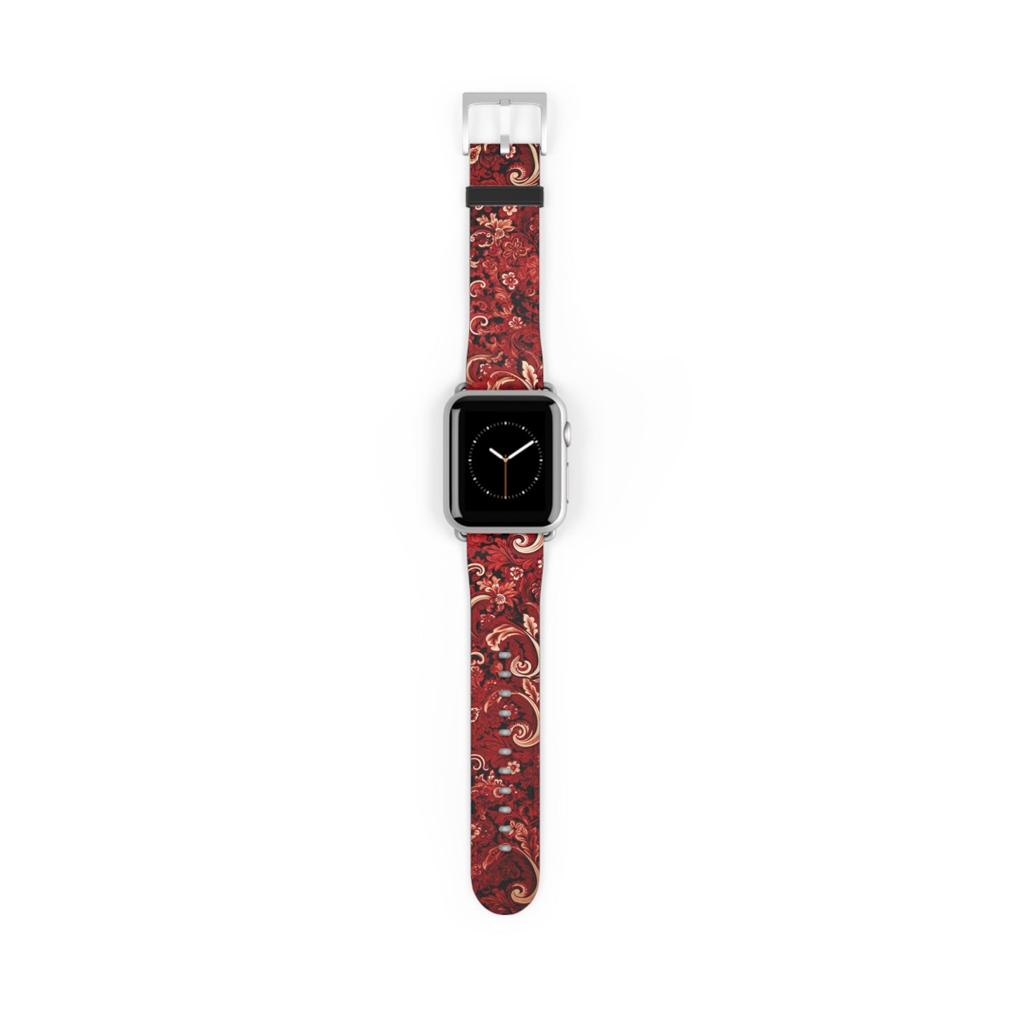Apple Watch Strap - Cherry Red Paisley