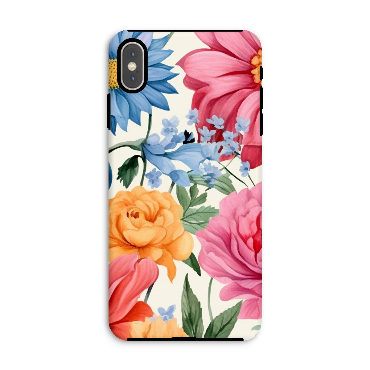 British Summer Flowers Tough Phone Case