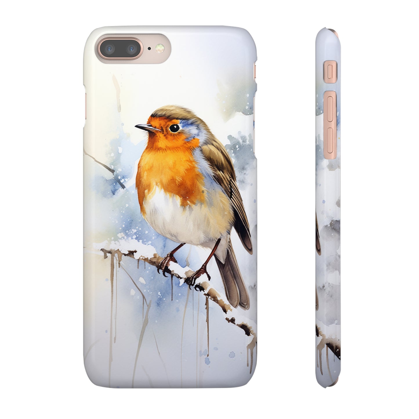 Winter Robin - Snap Cases