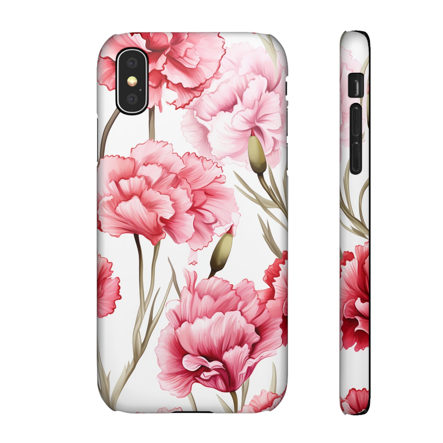 Carnations - Snap Cases