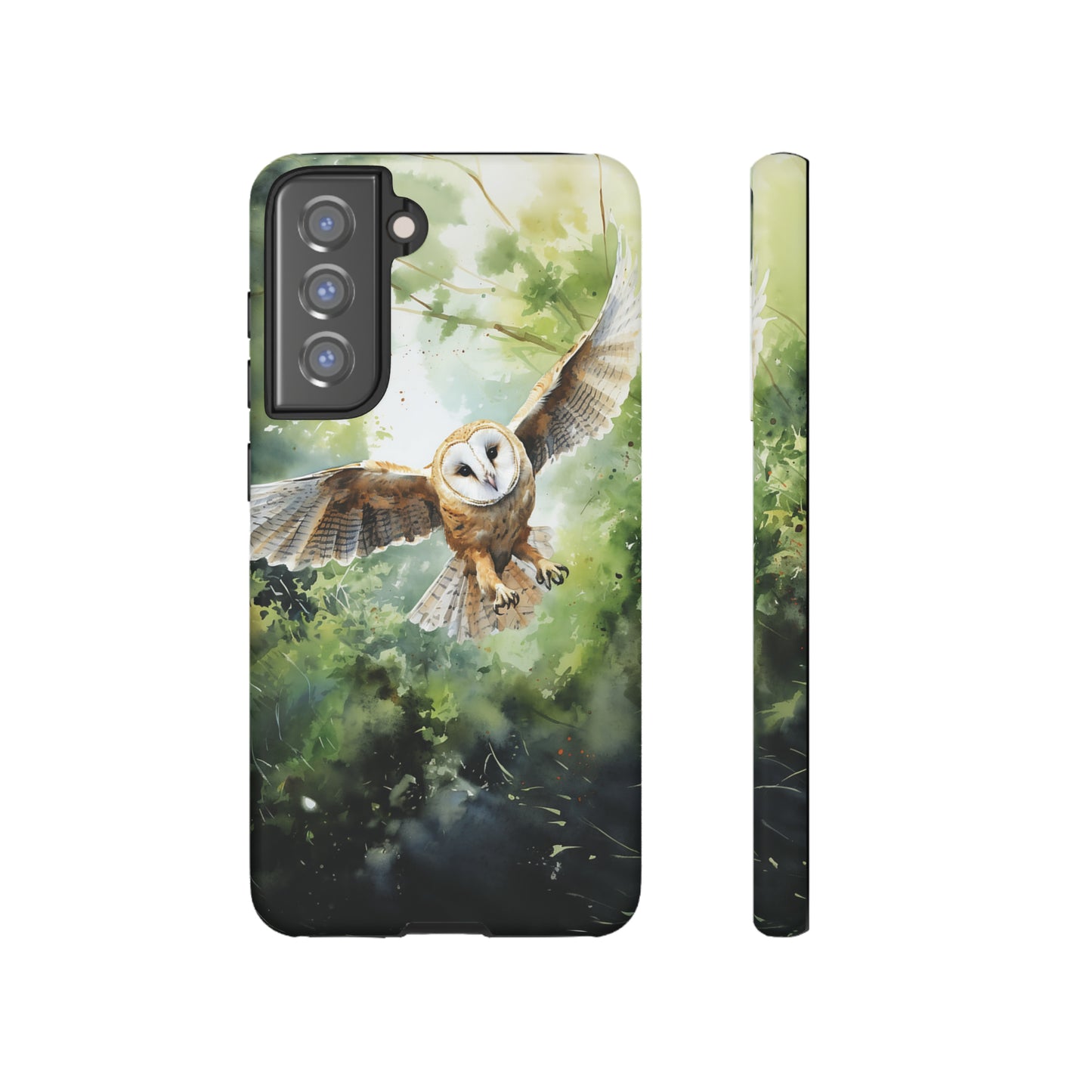 Barn Owl Watercolour - Tough Case