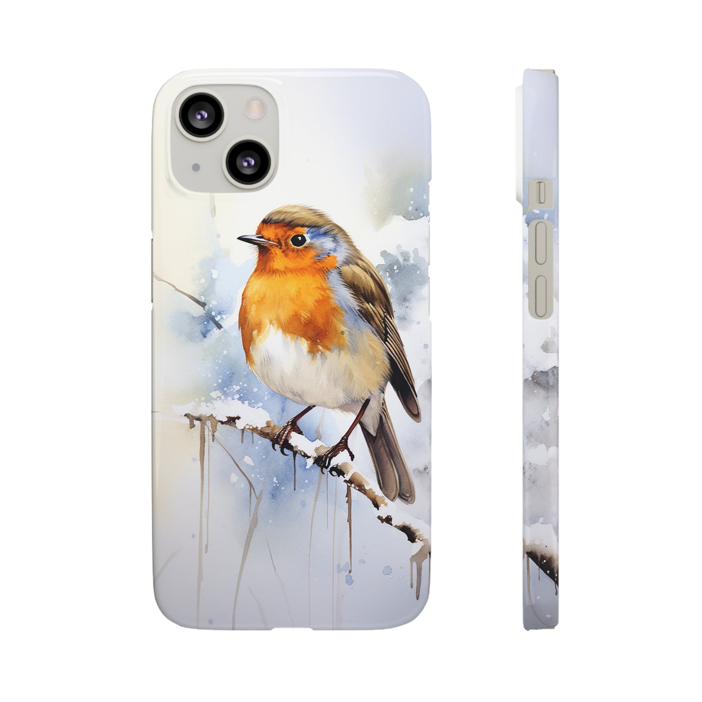 Winter Robin - Snap Cases