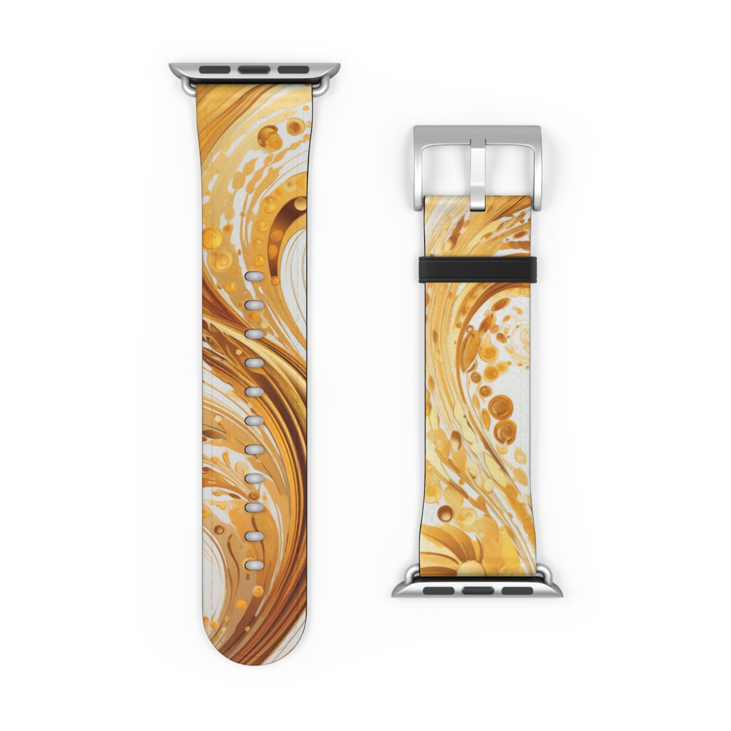 Apple Watch Strap - Gold Paisley