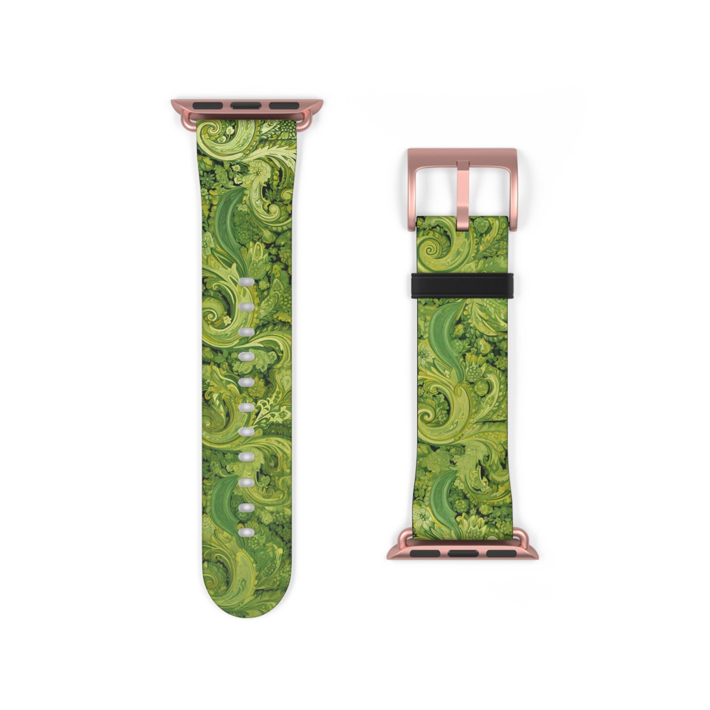 Apple Watch Strap - Pistachio Green Paisley