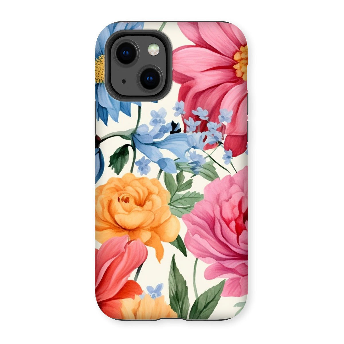 British Summer Flowers Tough Phone Case