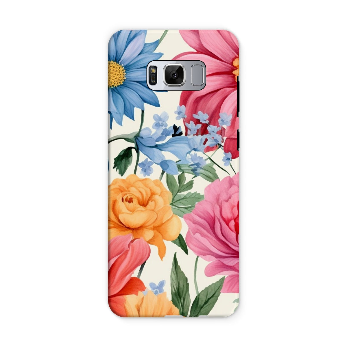 British Summer Flowers Tough Phone Case