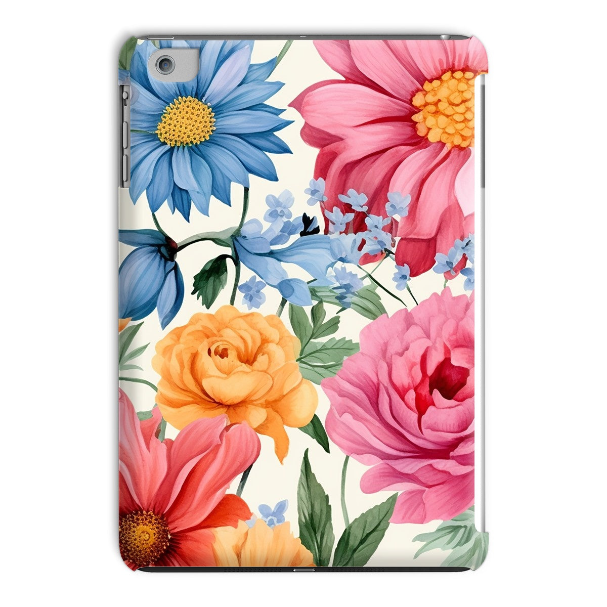 British Summer Flowers - Tablet Cases