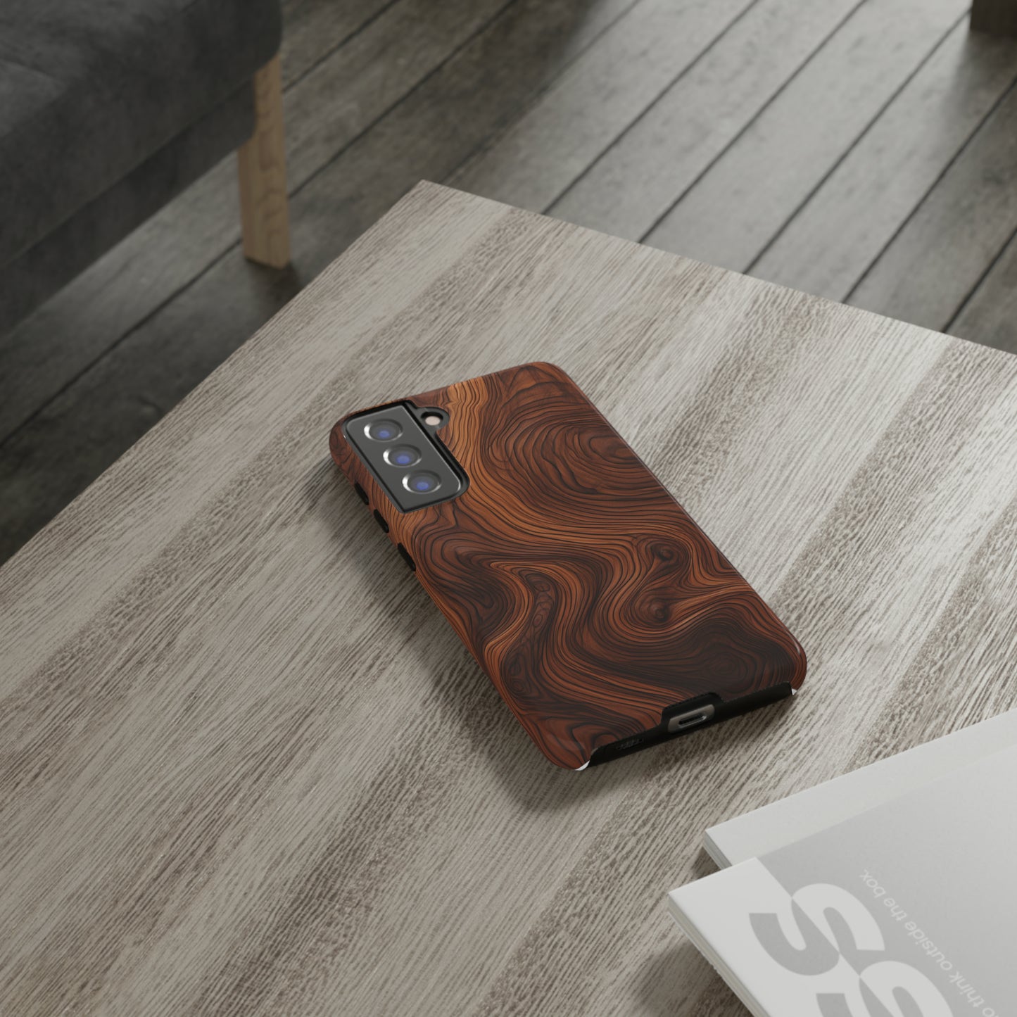 Walnut Pattern - Tough Cases | iPhone | Google Pixel | Samsung Galaxy