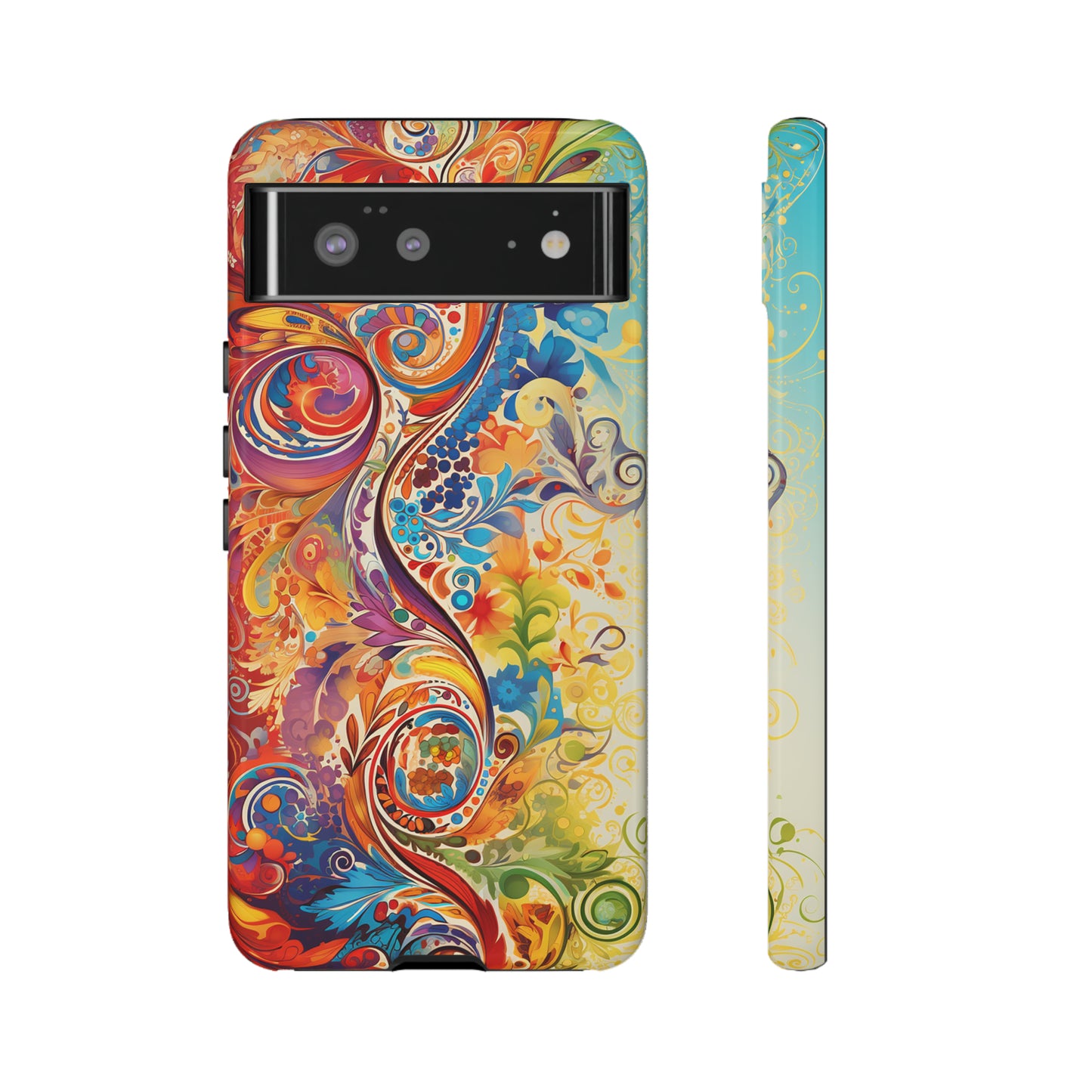 Rainbow Paisley - Tough Cases