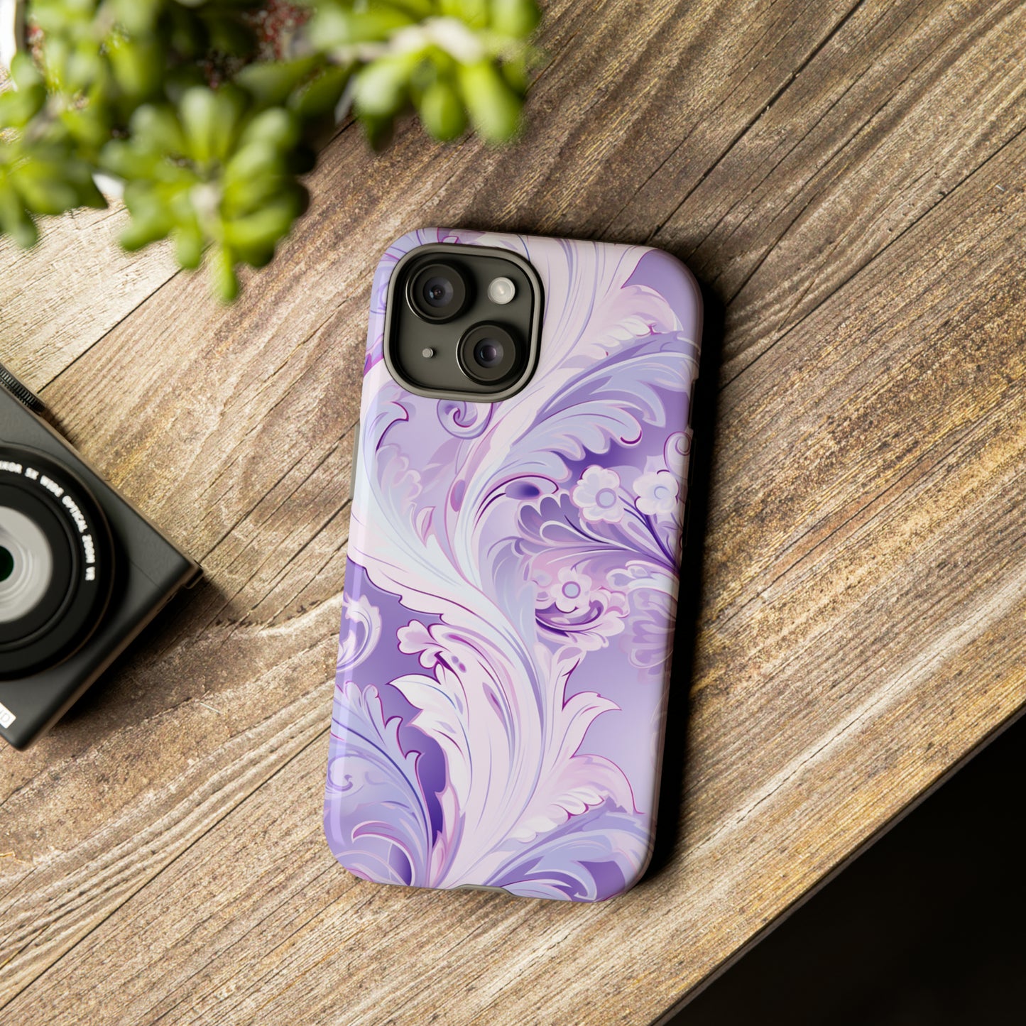 Pastel Lilac Paisley - Tough Cases