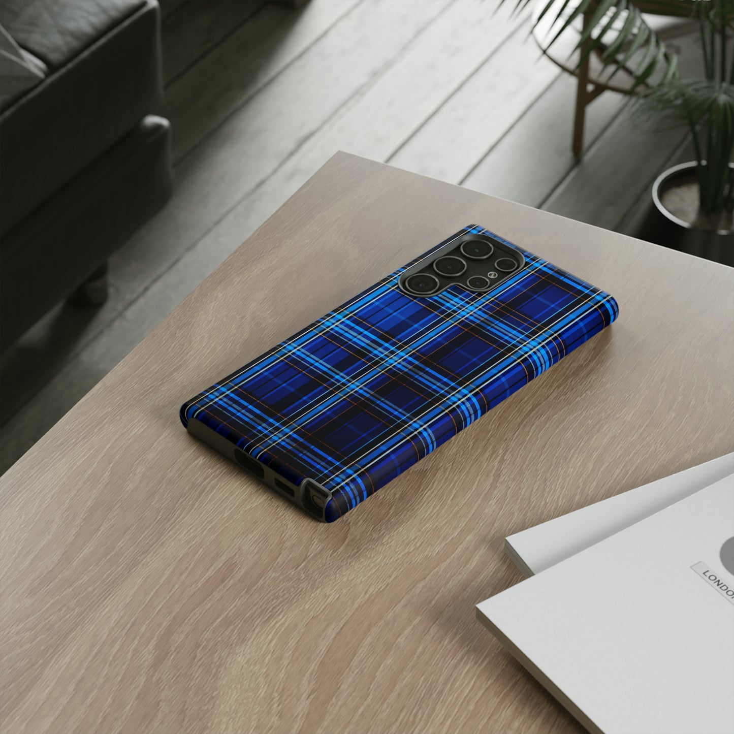 Royal Blue Tartan - Tough Cases