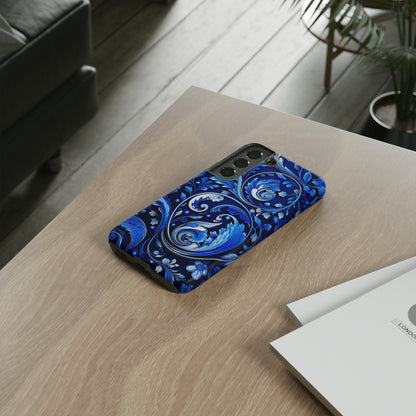 Royal Blue Paisley - Tough Cases