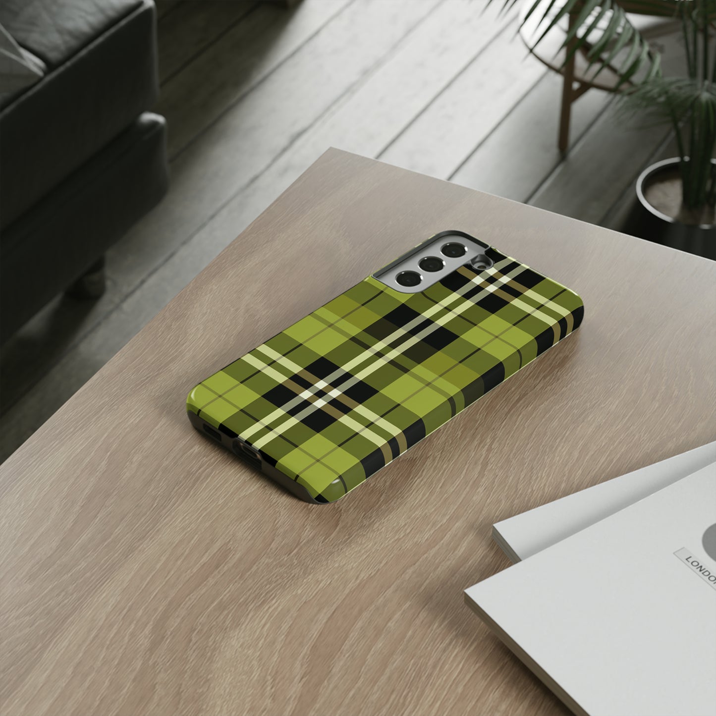 Pistachio Tartan - Tough Cases