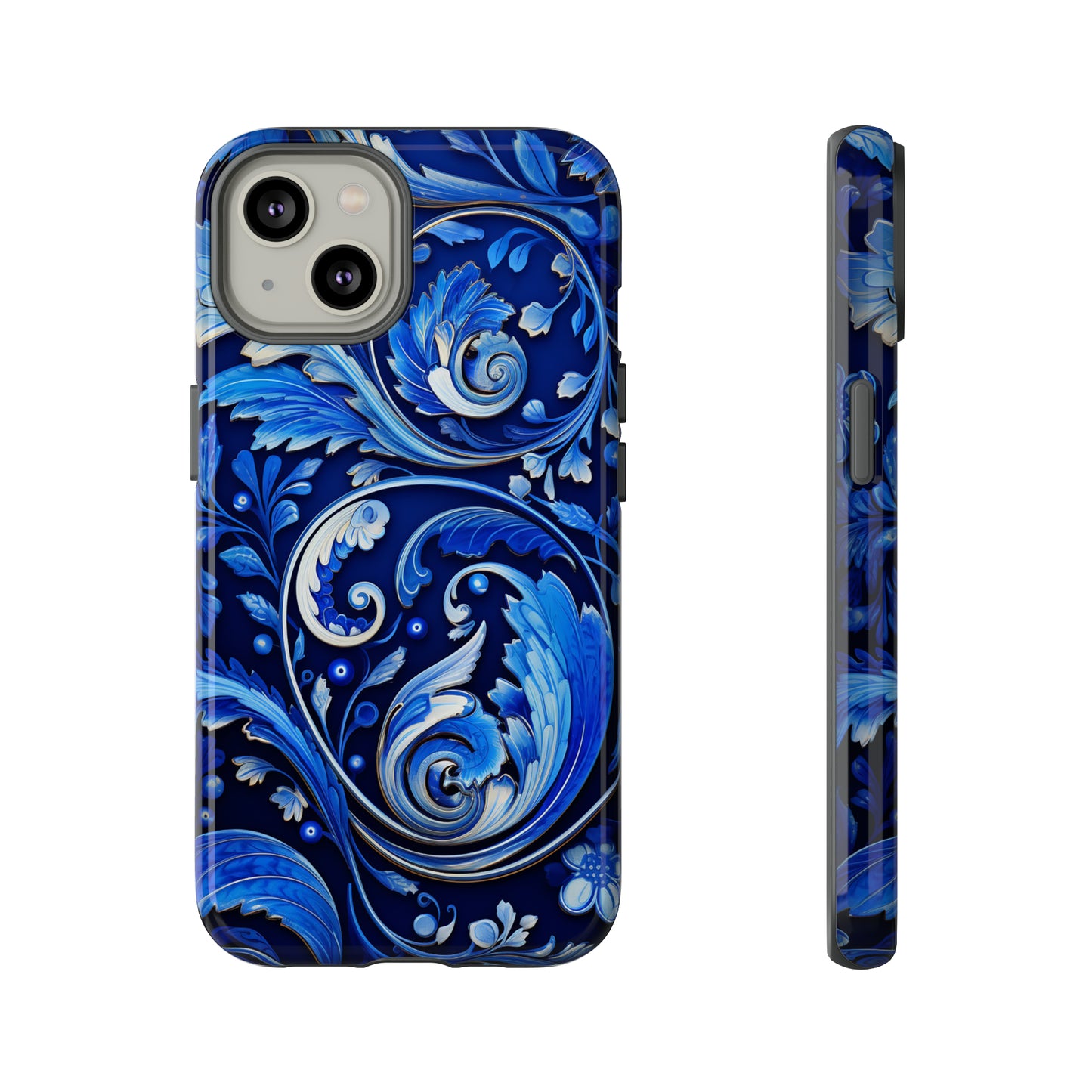 Royal Blue Paisley - Tough Cases