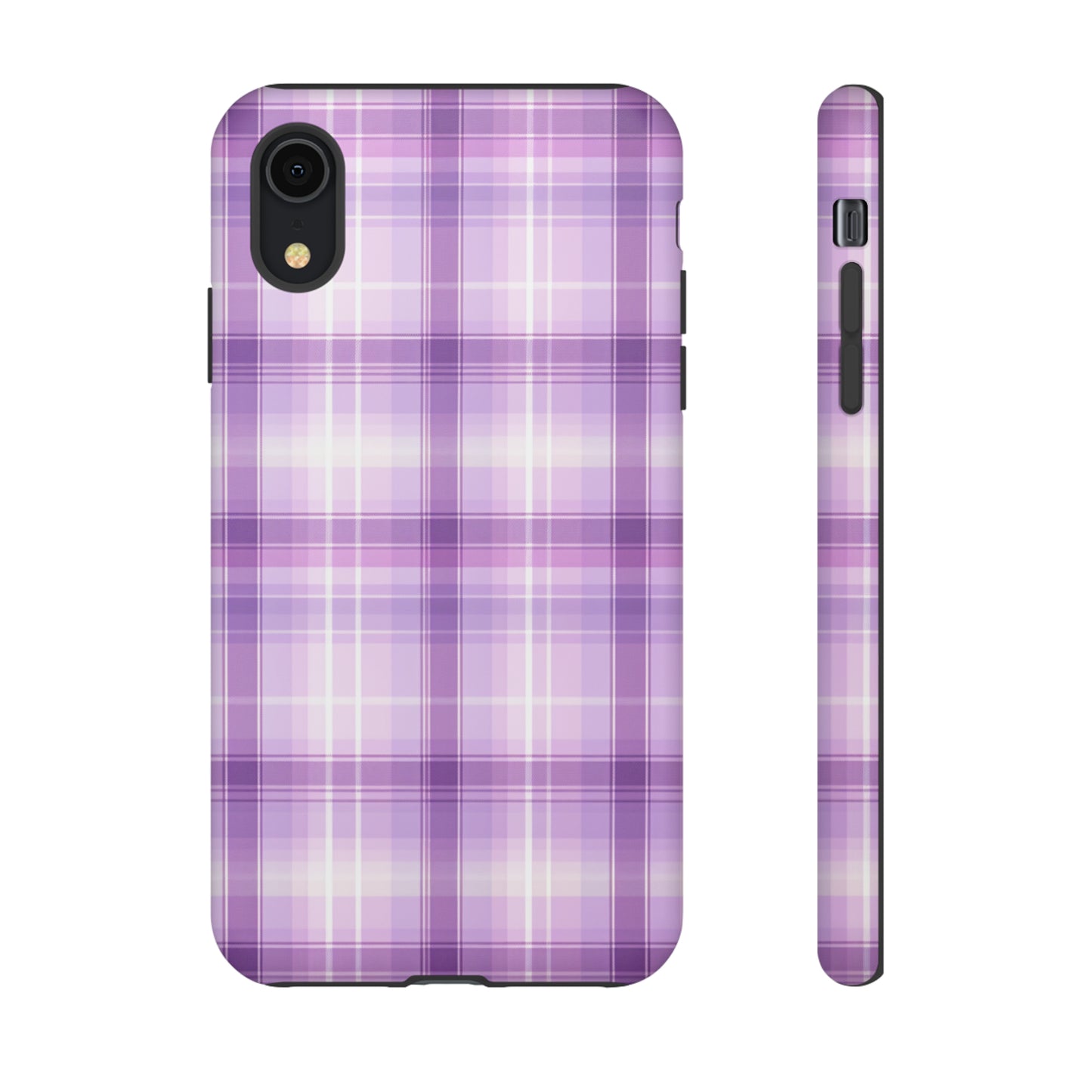 Pastel Lilac Tartan - Tough Cases