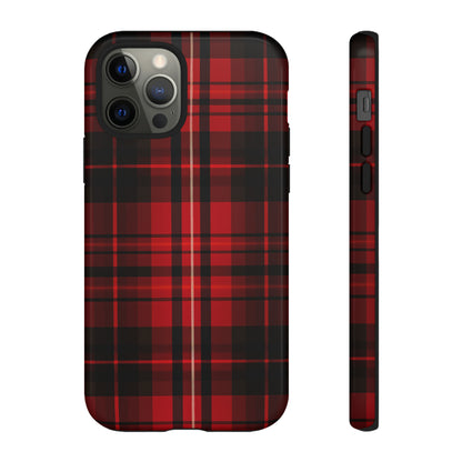 Cherry Red Tartan - Tough Cases