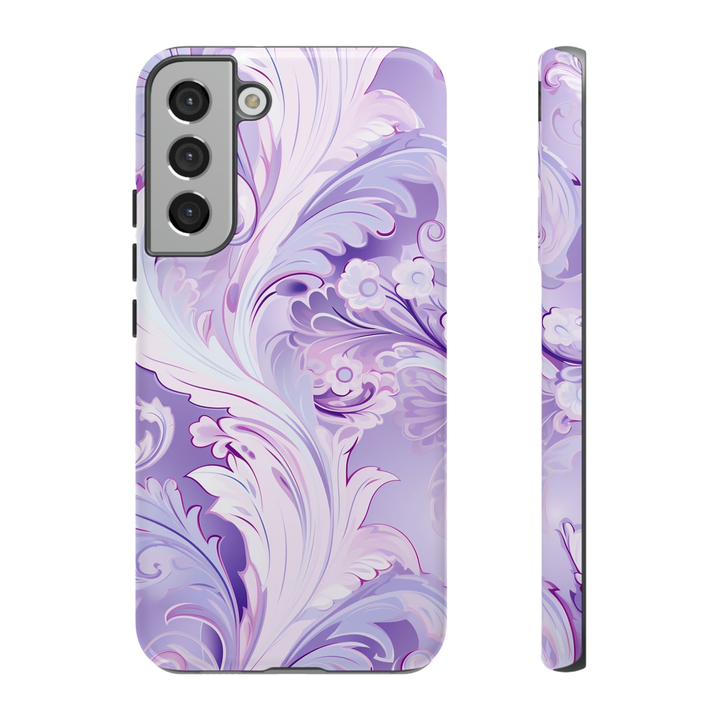 Pastel Lilac Paisley - Tough Cases