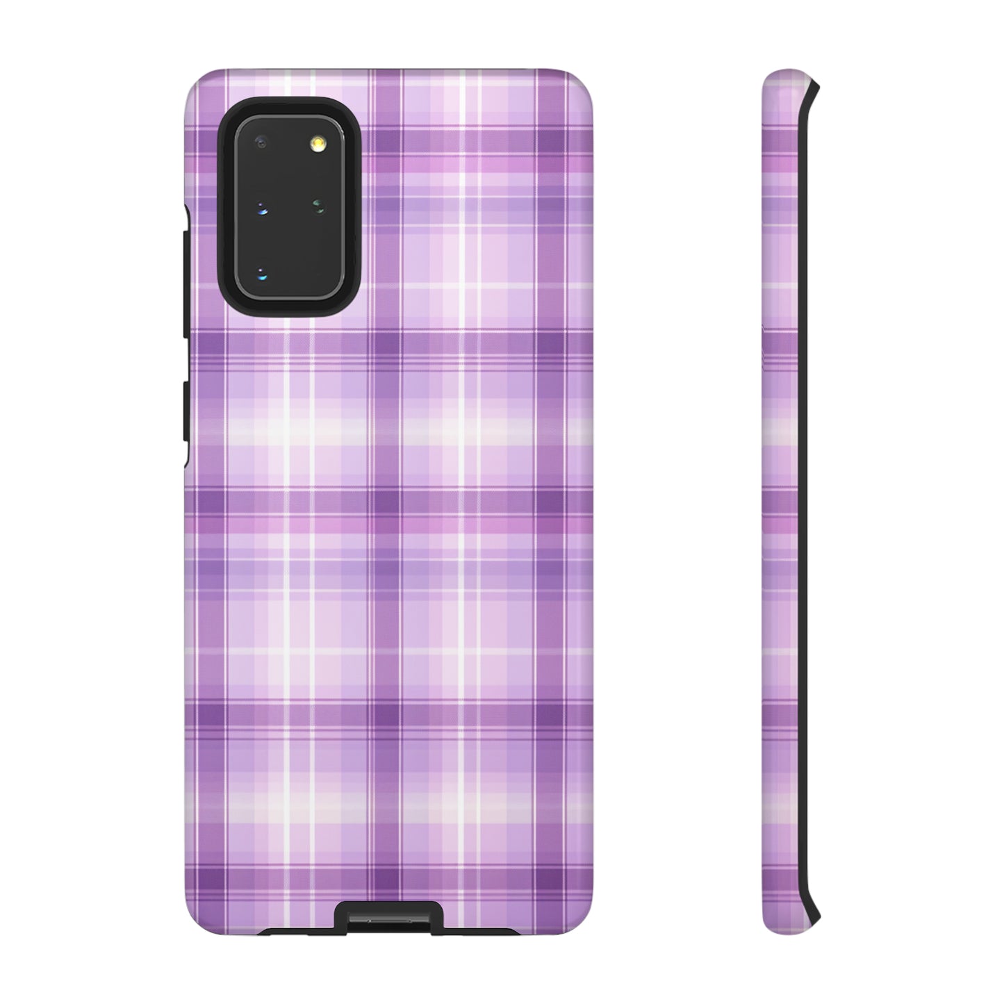 Pastel Lilac Tartan - Tough Cases