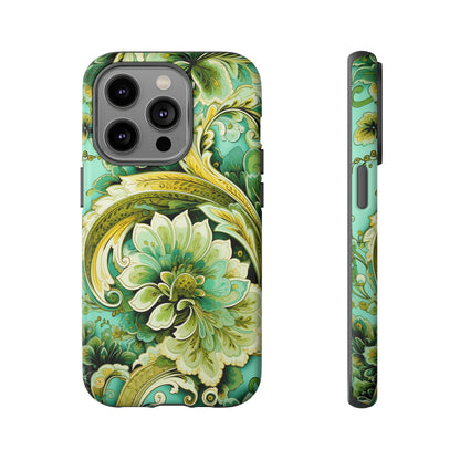 Pistachio with Gold Paisley - Tough Cases