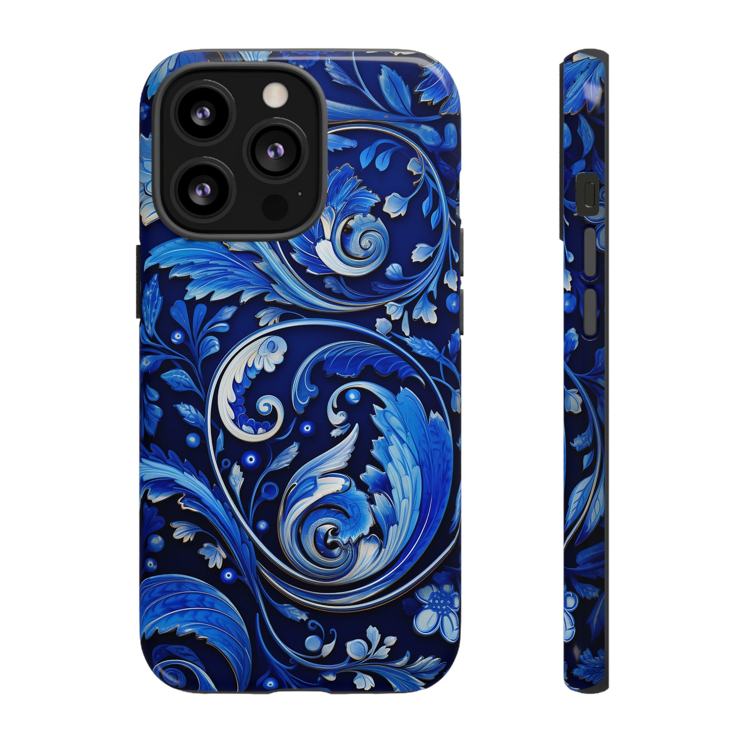 Royal Blue Paisley - Tough Cases