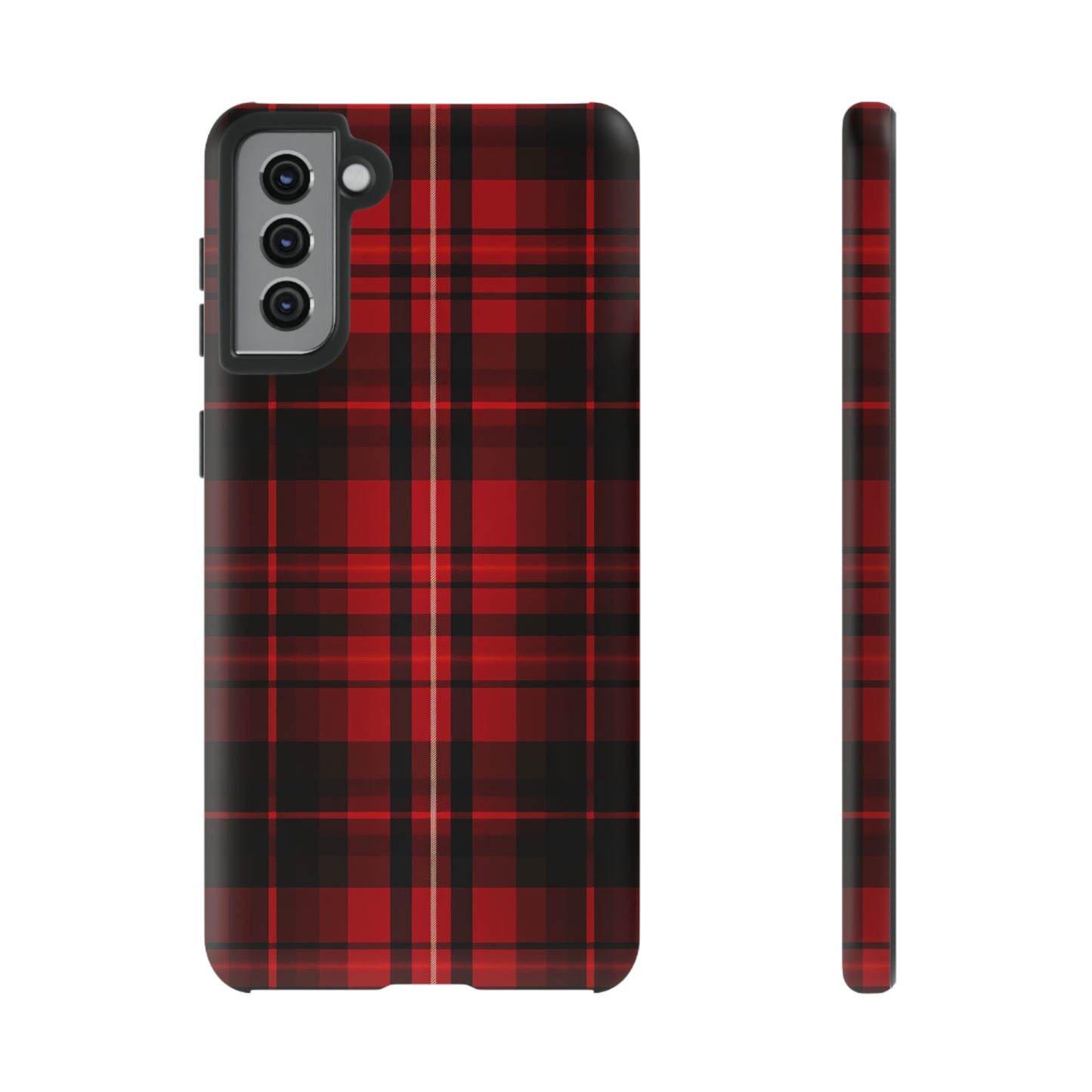 Cherry Red Tartan - Tough Cases