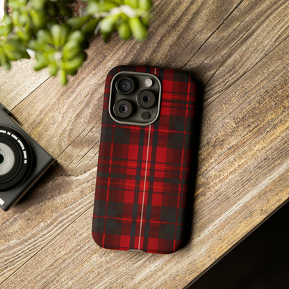 Cherry Red Tartan - Tough Cases