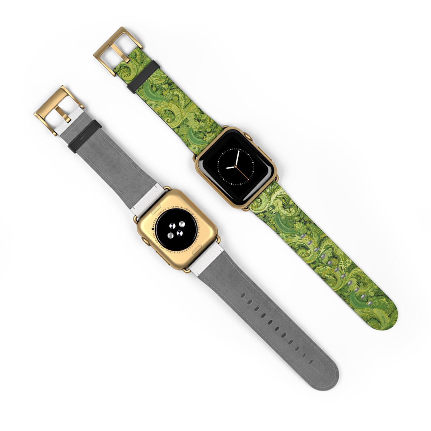 Apple Watch Strap - Pistachio Green Paisley