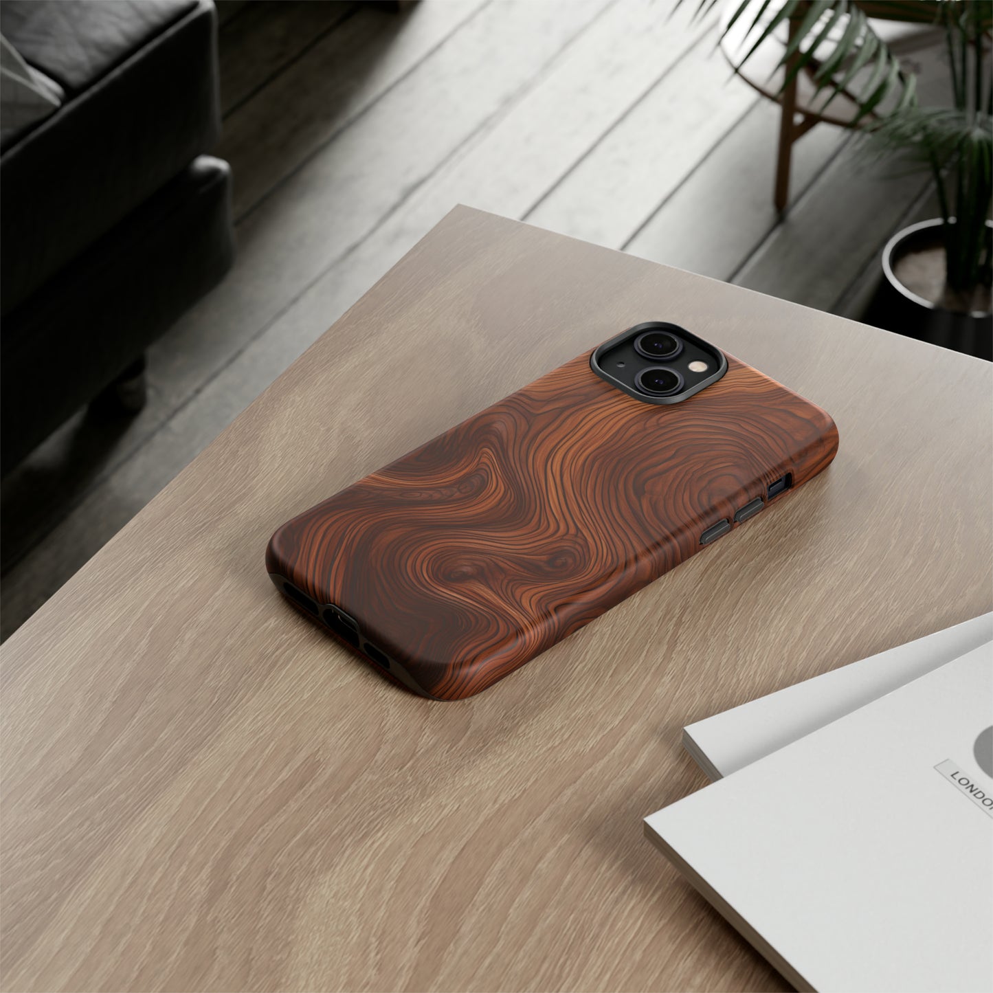 Walnut Pattern - Tough Cases | iPhone | Google Pixel | Samsung Galaxy