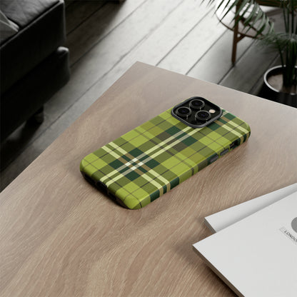 Pistachio Tartan - Tough Cases