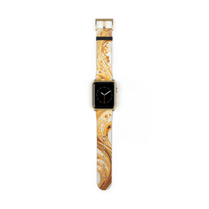 Apple Watch Strap - Gold Paisley