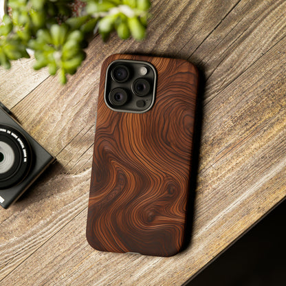 Walnut Pattern - Tough Cases | iPhone | Google Pixel | Samsung Galaxy