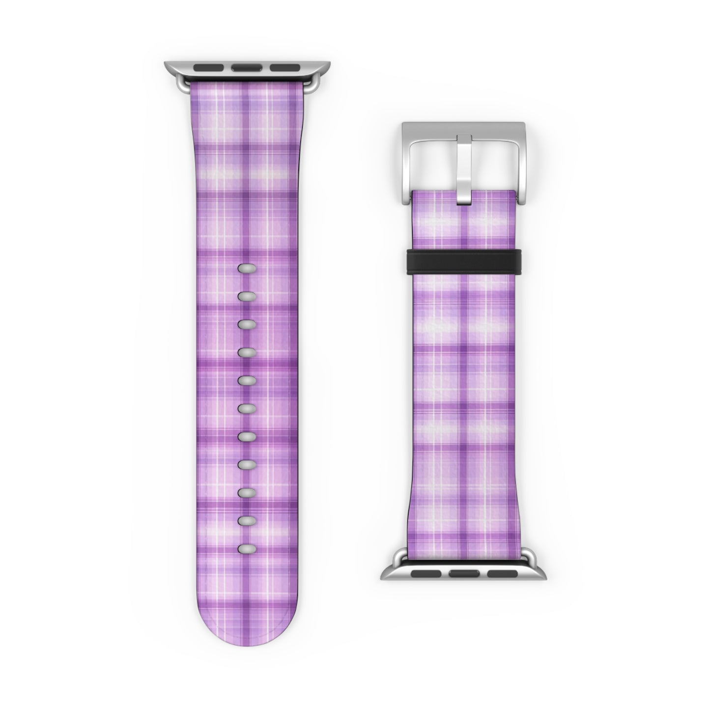 Apple Watch Strap - Pastel Lilac Tartan