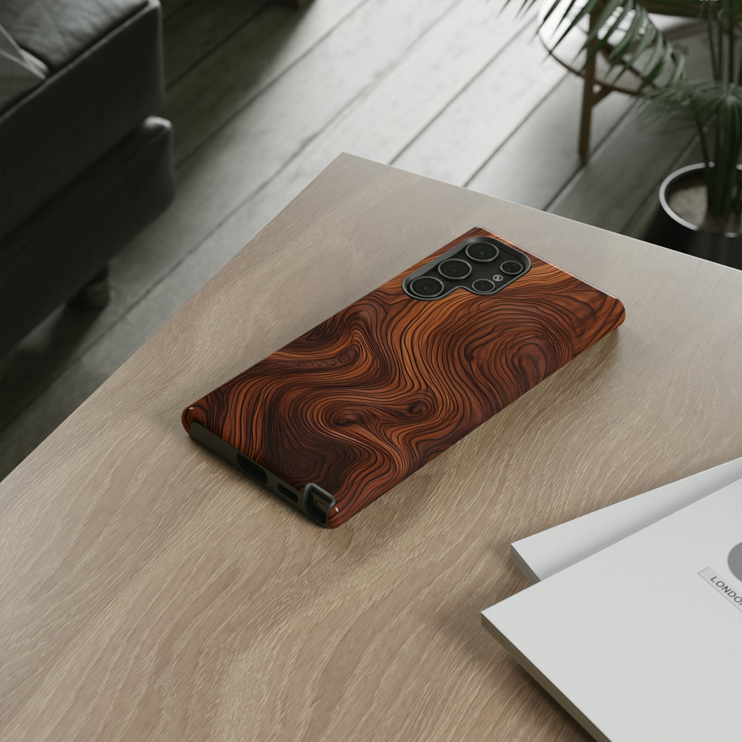 Walnut Pattern - Tough Cases | iPhone | Google Pixel | Samsung Galaxy