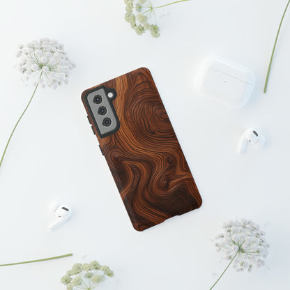 Walnut Pattern - Tough Cases | iPhone | Google Pixel | Samsung Galaxy