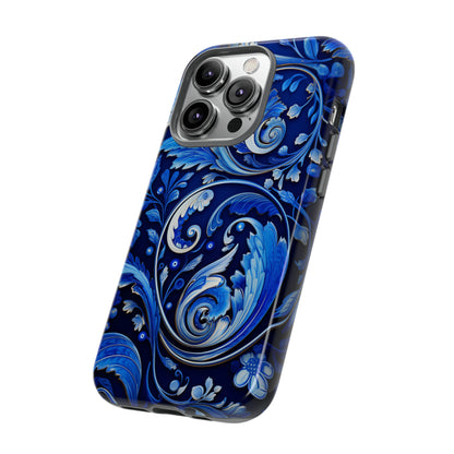 Royal Blue Paisley - Tough Cases