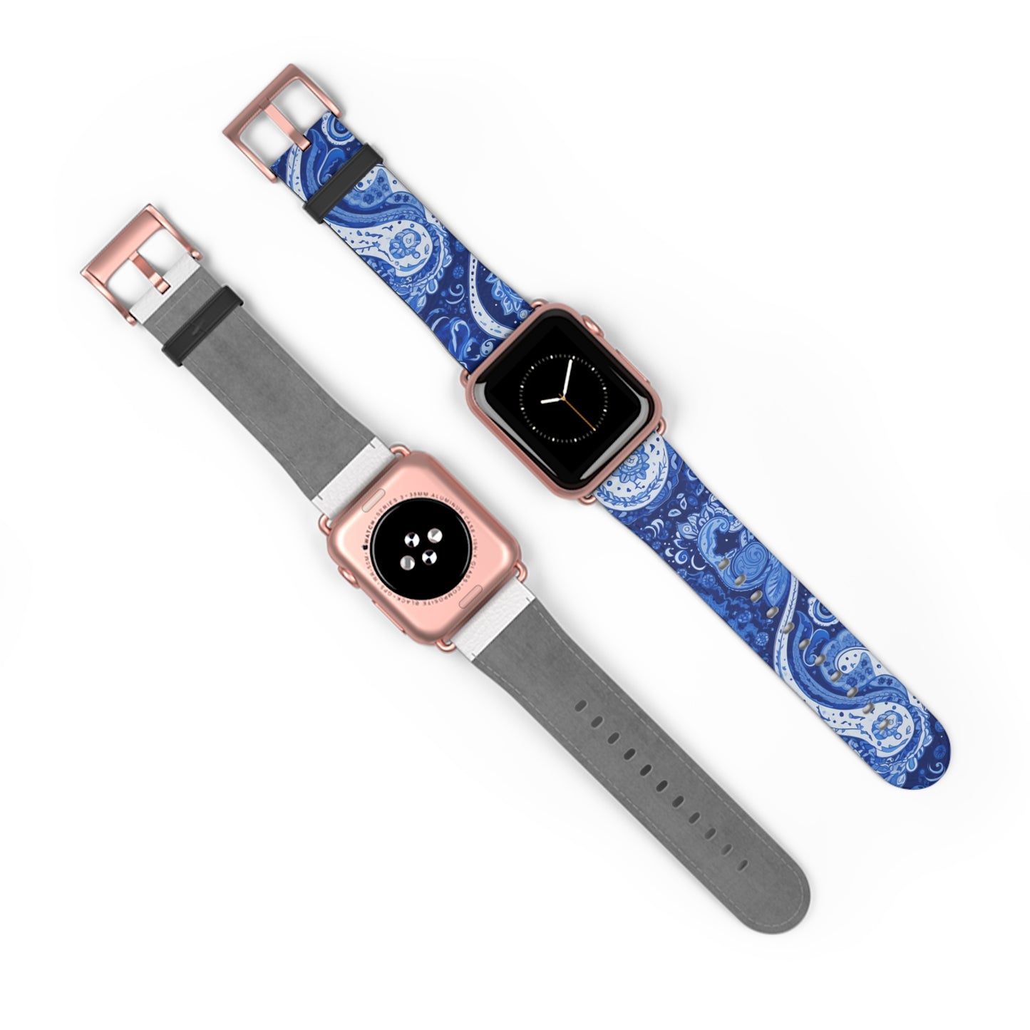 Apple Watch Strap - Blue Paisley