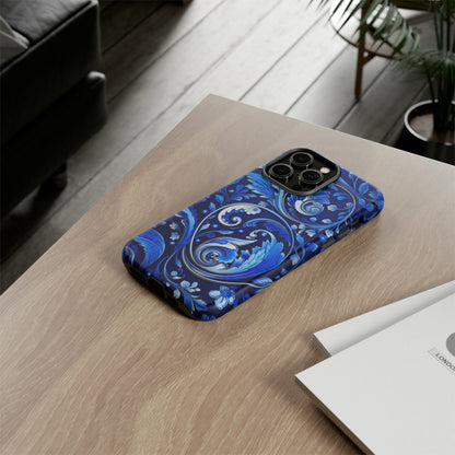 Royal Blue Paisley - Tough Cases