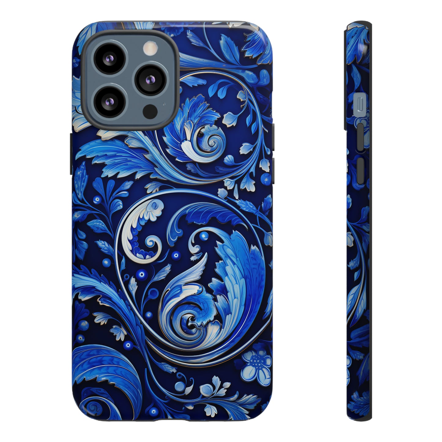 Royal Blue Paisley - Tough Cases