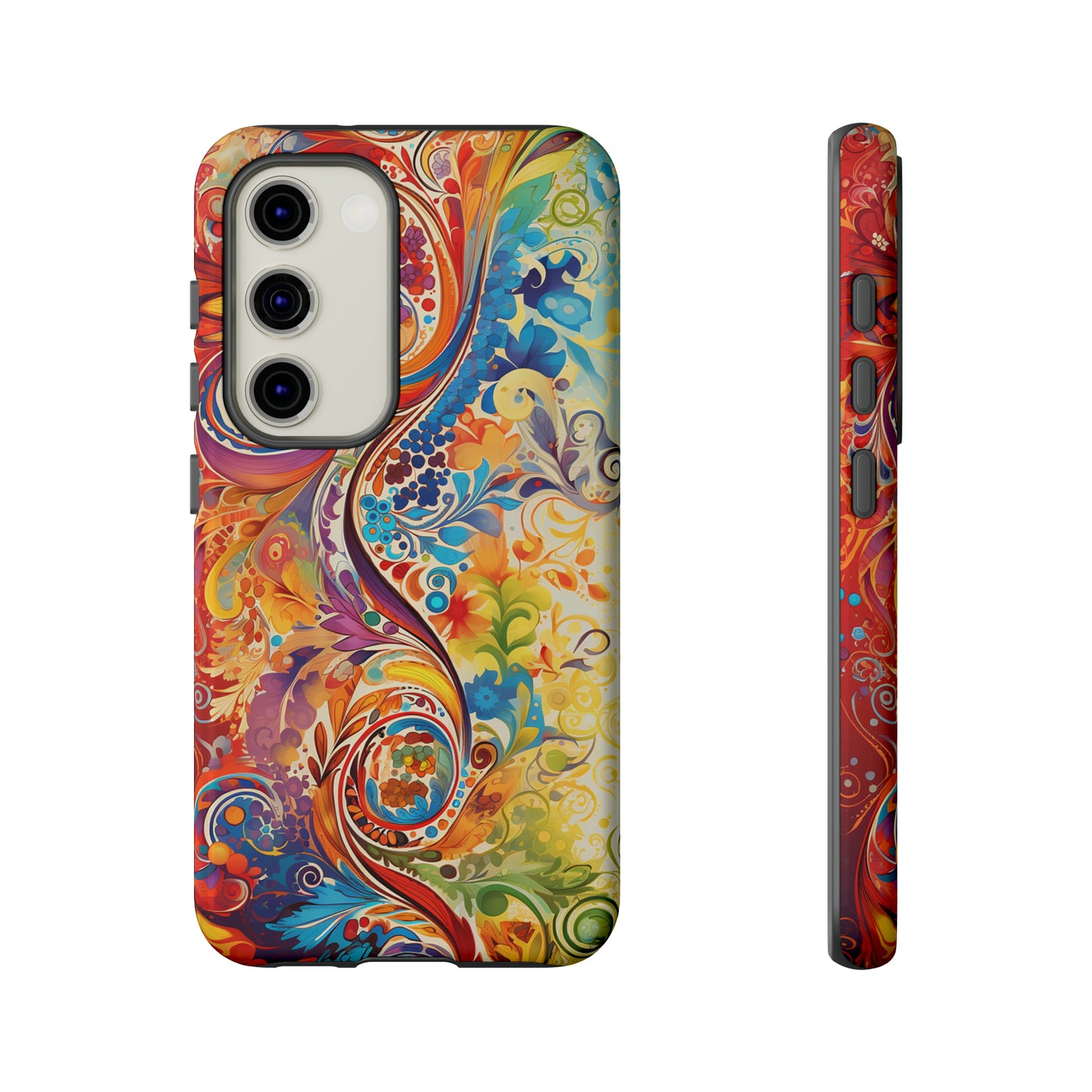 Rainbow Paisley - Tough Cases