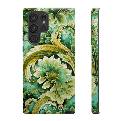 Pistachio with Gold Paisley - Tough Cases