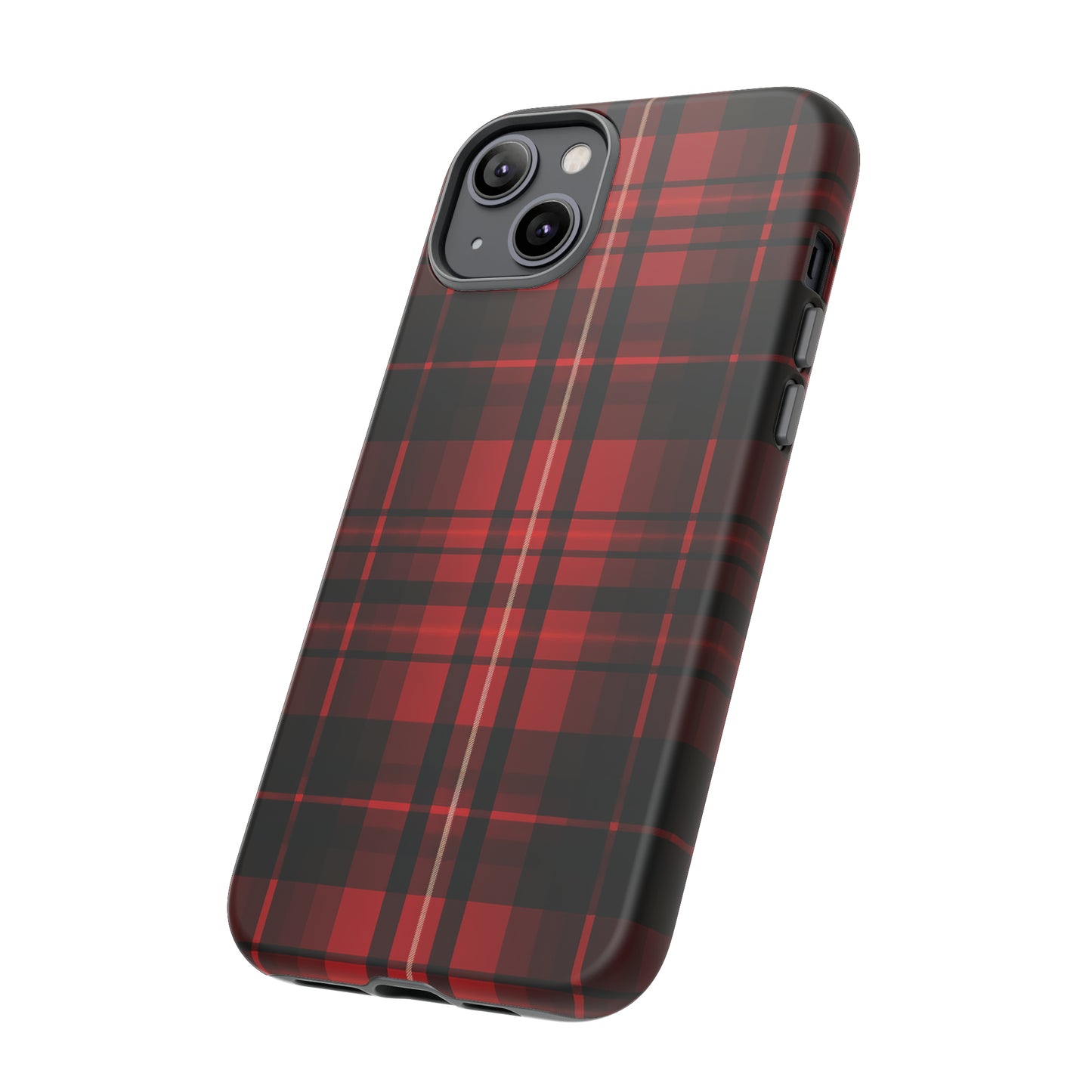 Cherry Red Tartan - Tough Cases