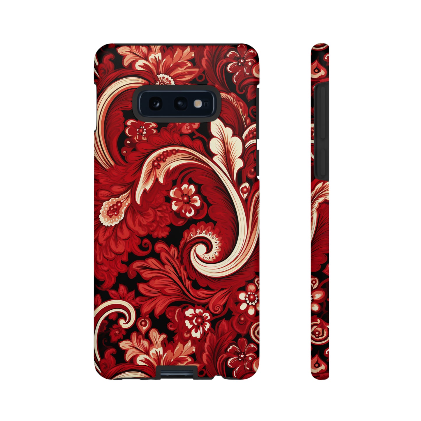 Cherry Red Paisley - Tough Cases