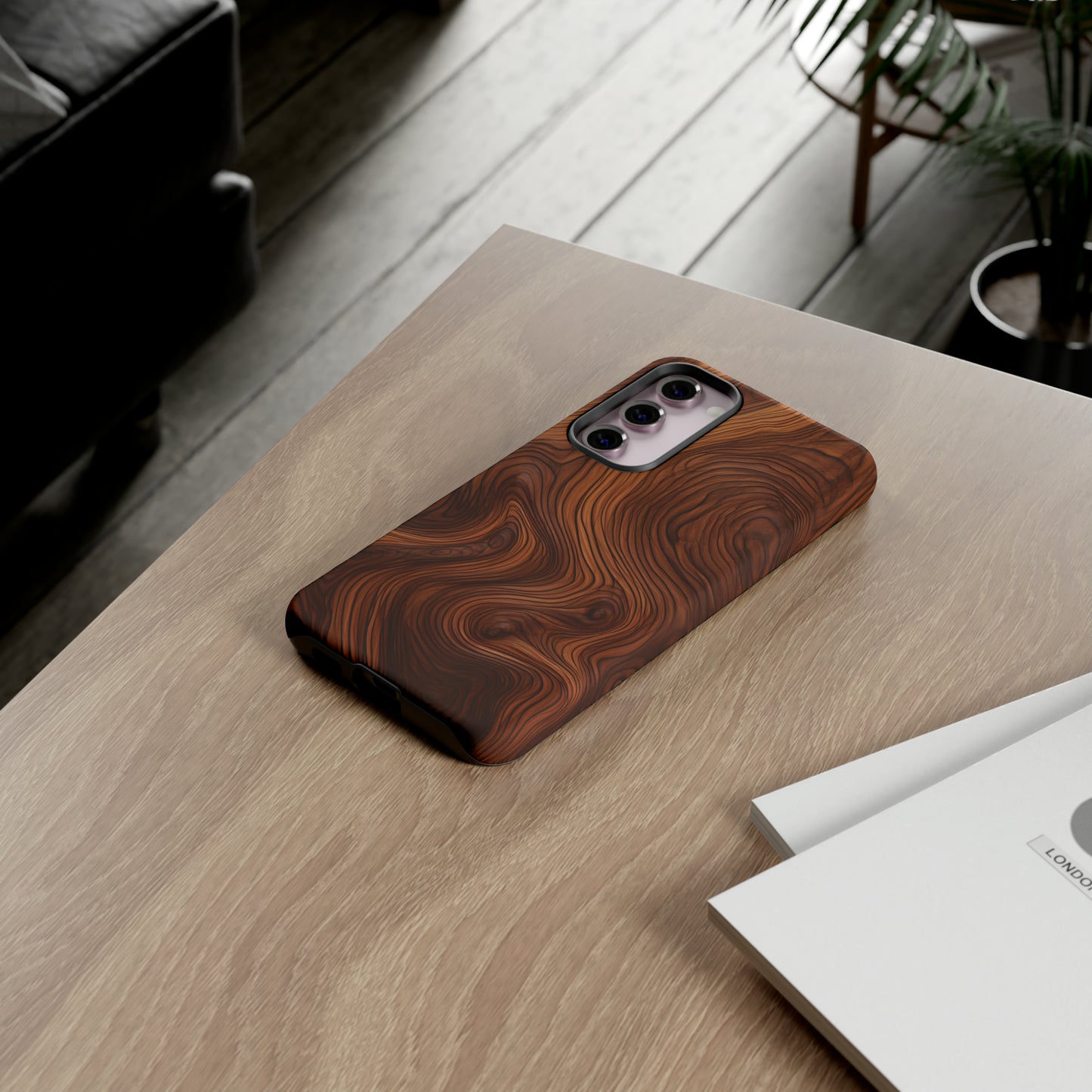 Walnut Pattern - Tough Cases | iPhone | Google Pixel | Samsung Galaxy