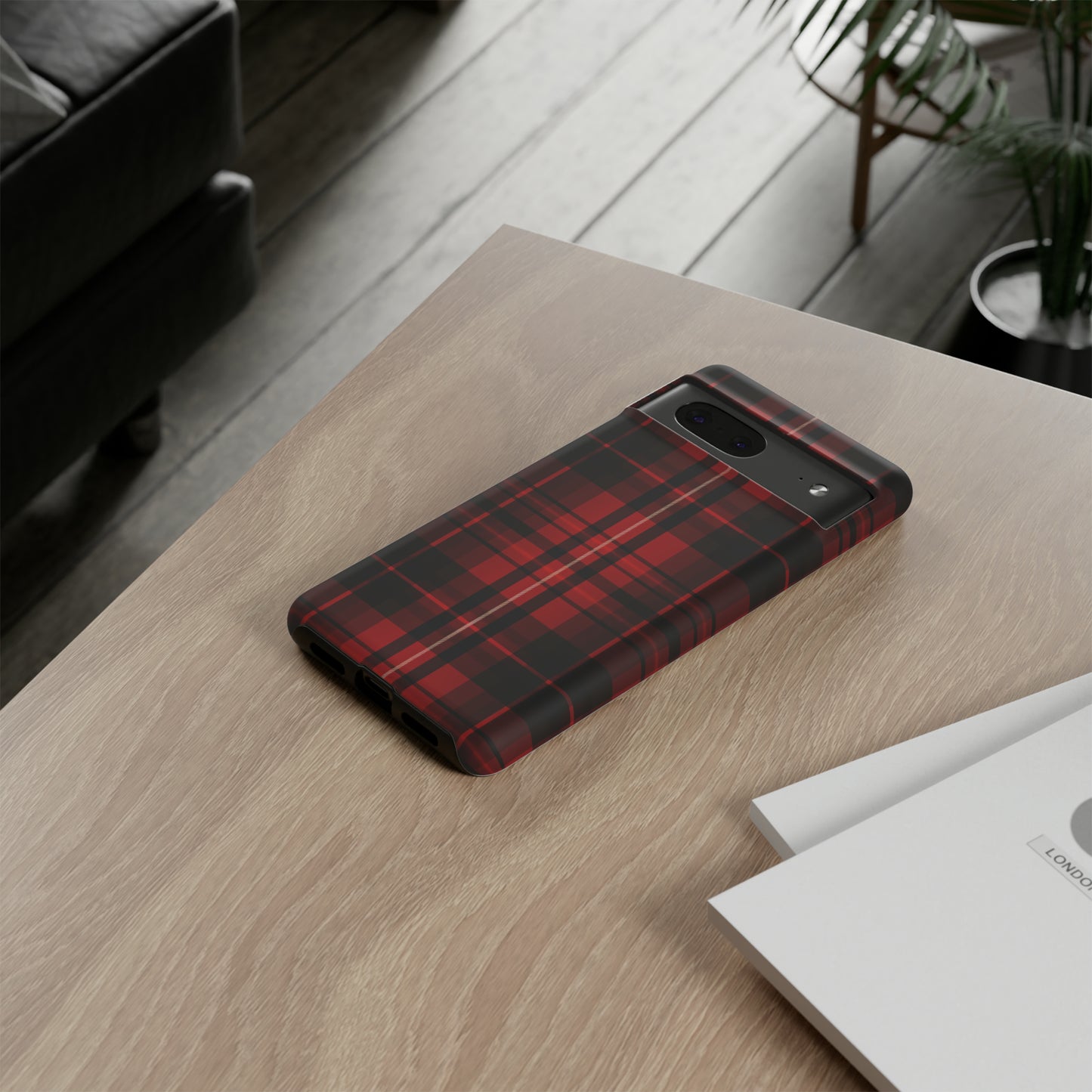 Cherry Red Tartan - Tough Cases