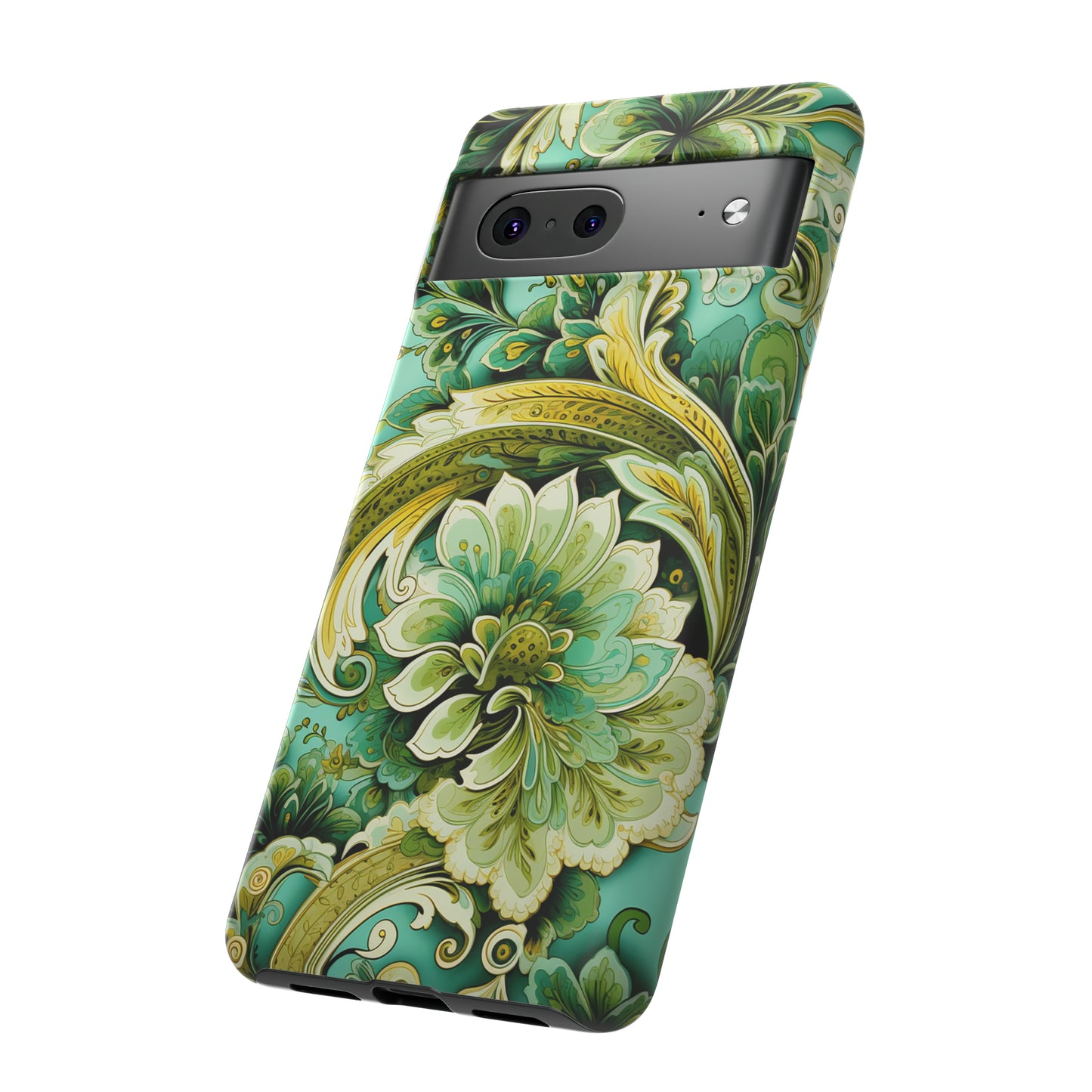 Pistachio with Gold Paisley - Tough Cases