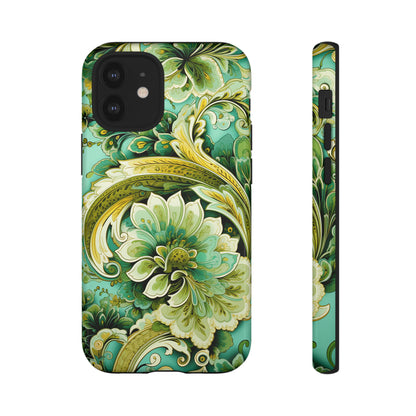 Pistachio with Gold Paisley - Tough Cases